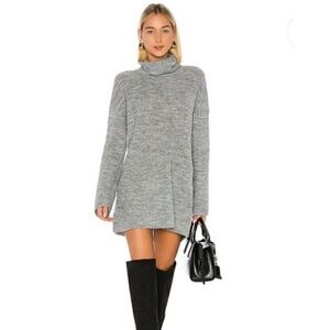 Revolve L'Academie Gray Sable Turtleneck